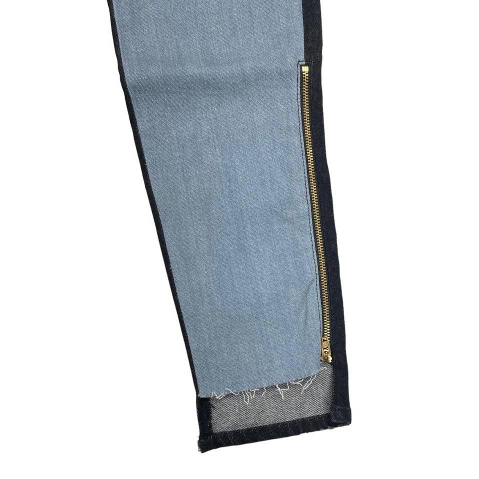 Free People x Sandrine Rose Dark Black Side Zipper Skinny Jeans New Size 27 - Premium from Free People - Just $129.0! Shop now at Finds For You