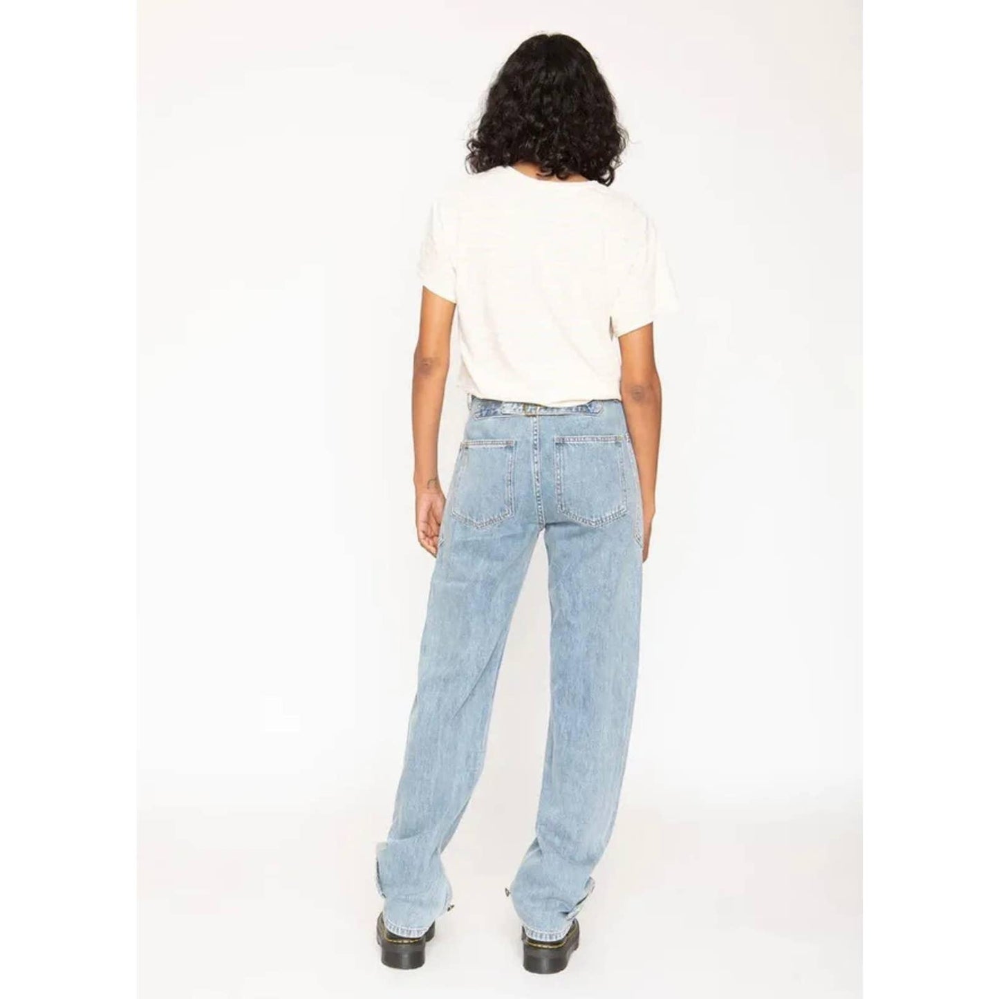 Free People x Sandrine Rose High Waisted Buckle Distressed Jeans Denim Women’s 27 New - Premium from Free People - Just $68.00! Shop now at Finds For You