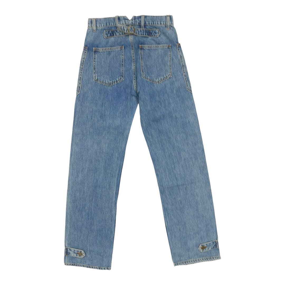 Free People x Sandrine Rose High Waisted Buckle Distressed Jeans Denim Women’s 27 New - Premium from Free People - Just $68.00! Shop now at Finds For You