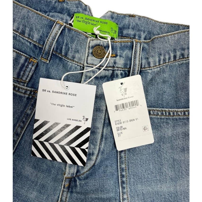 Free People x Sandrine Rose High Waisted Buckle Distressed Jeans Denim Women’s 27 New - Premium from Free People - Just $68.00! Shop now at Finds For You