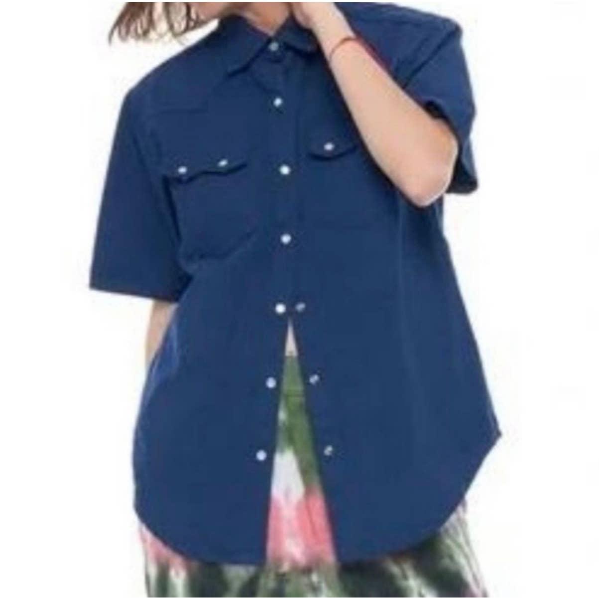 Free People x Sandrine Rose Pearl Button Western Shirt Size S - Premium from Free People - Just $65.0! Shop now at Finds For You