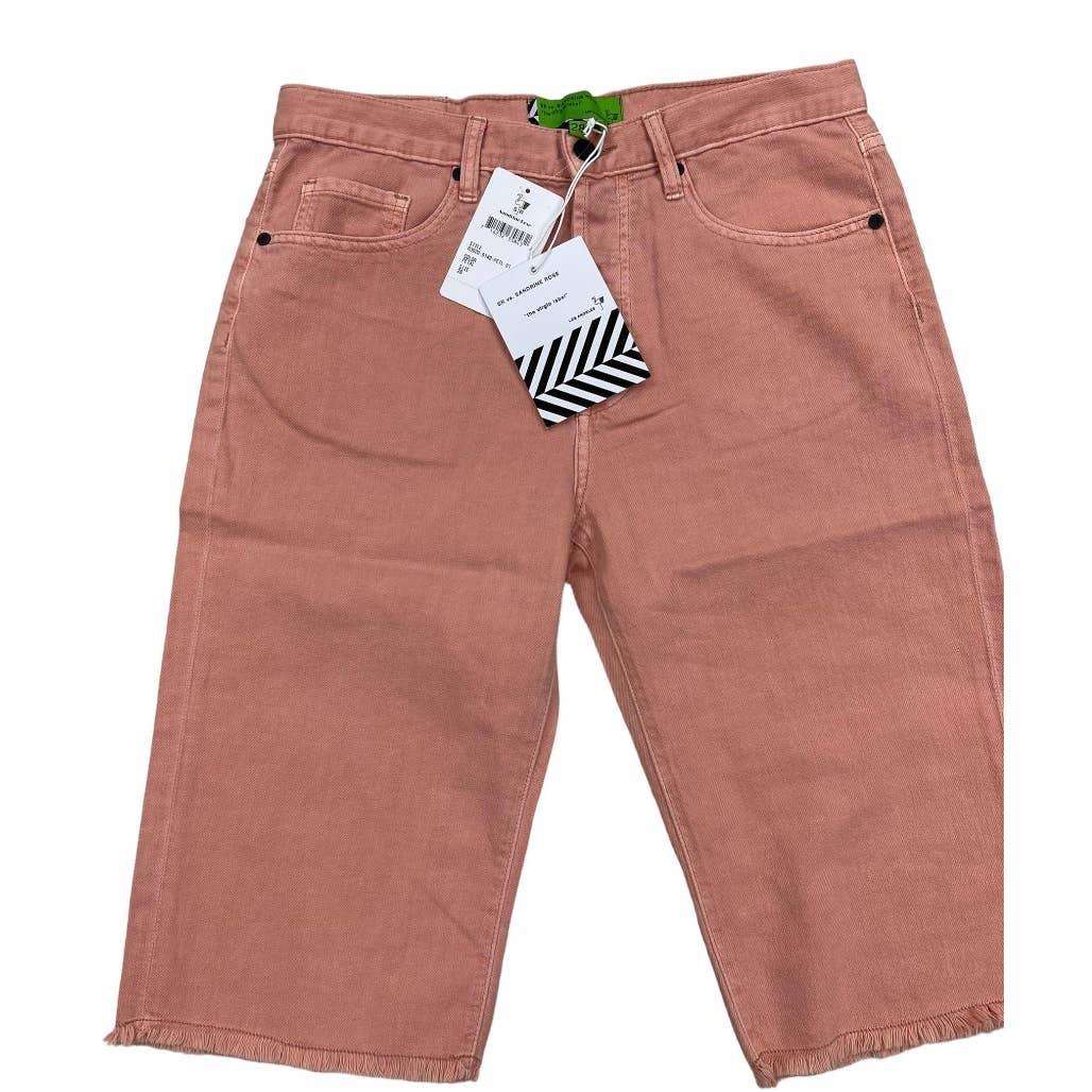 Free People x Sandrine Rose Petal Pink Bermuda Shorts Size 28 New - Premium from Free People - Just $59.00! Shop now at Finds For You