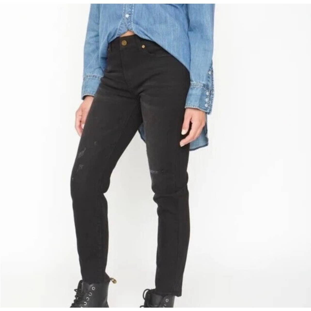 Free People x Sandrine Rose Skinny Jeans Denim Pants Size 28 Black New - Premium from Free People - Just $68.0! Shop now at Finds For You