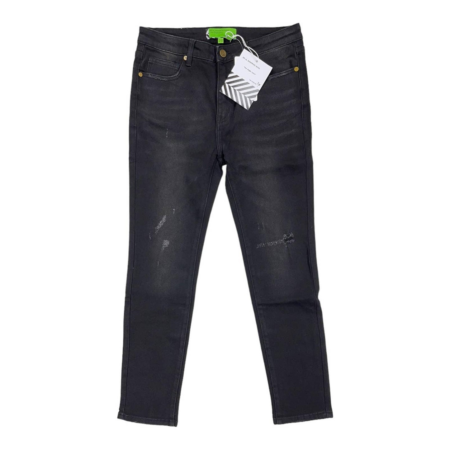 Free People x Sandrine Rose Skinny Jeans Denim Pants Size 29 Black New - Premium from Free People - Just $68.0! Shop now at Finds For You