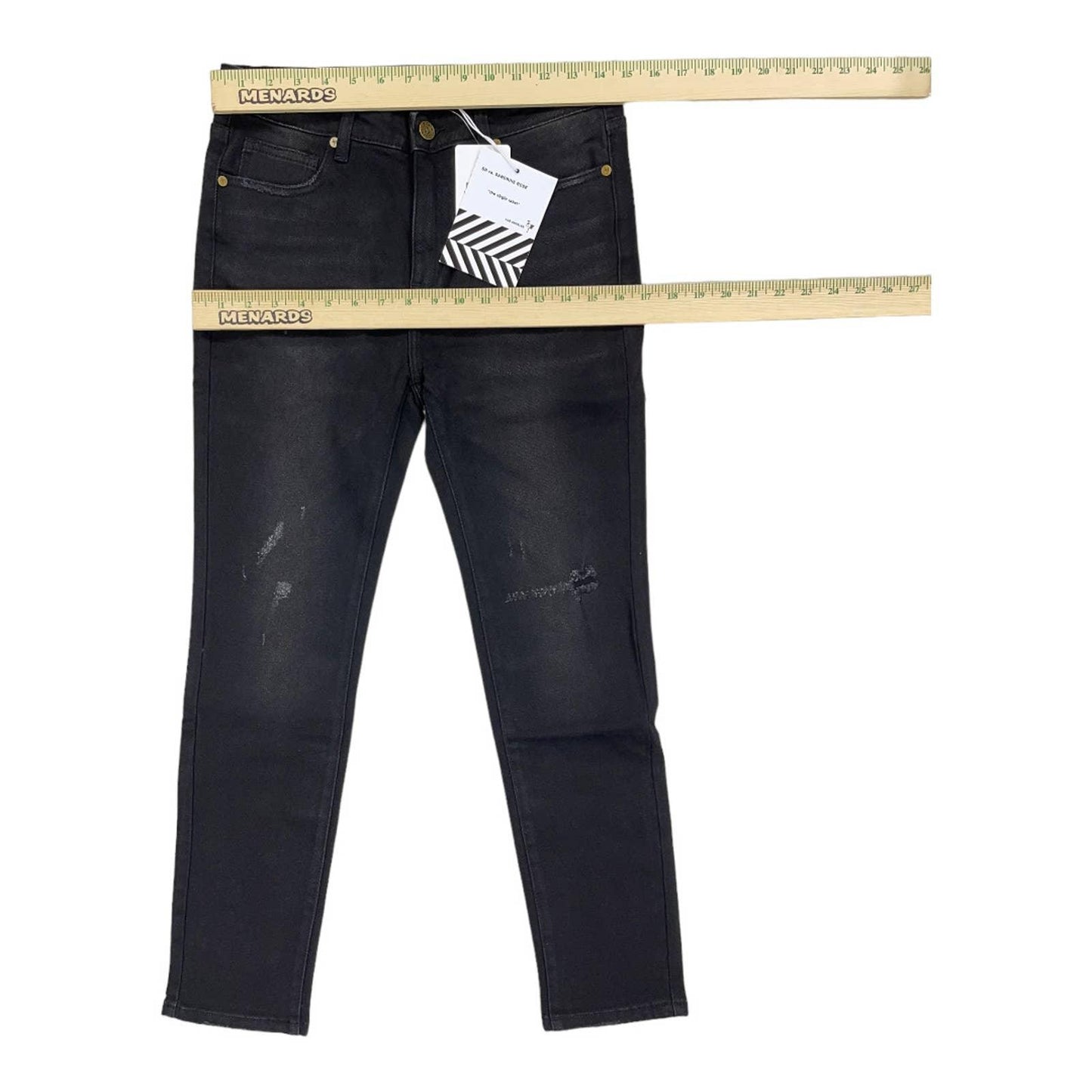 Free People x Sandrine Rose Skinny Jeans Denim Pants Size 29 Black New - Premium from Free People - Just $68.0! Shop now at Finds For You