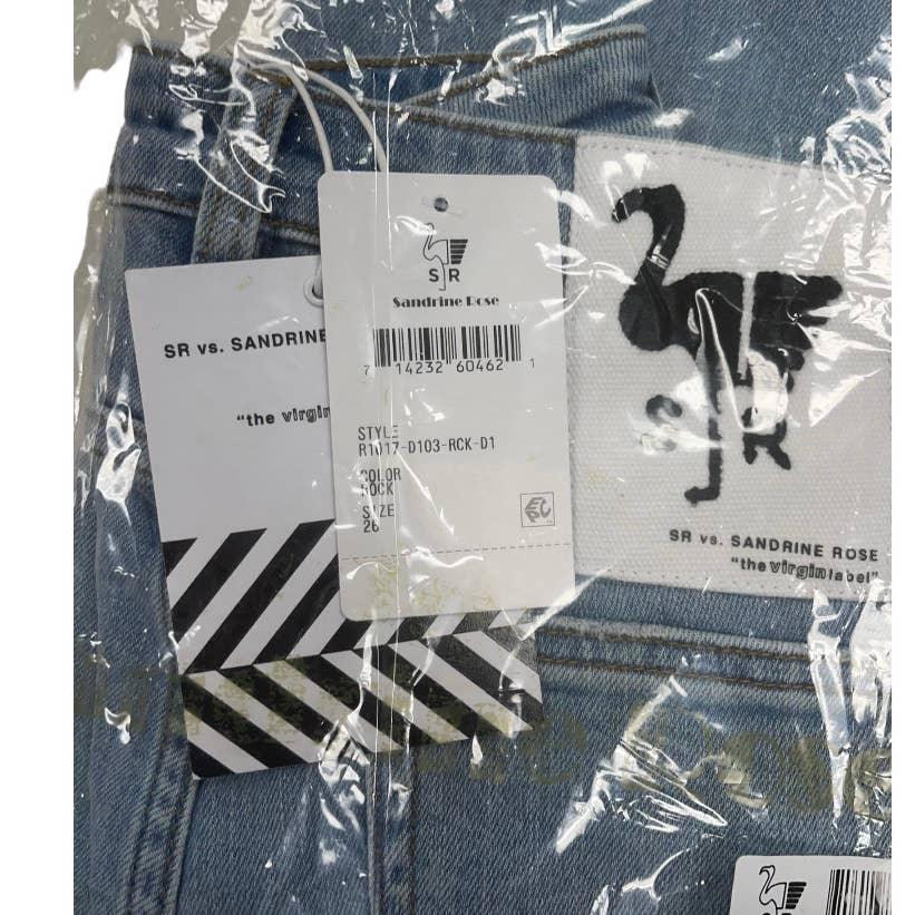 Free People x Sandrine Rose Super Flare Jeans Denim Distressed Pants 26 Rock - Premium from Free People - Just $95.0! Shop now at Finds For You