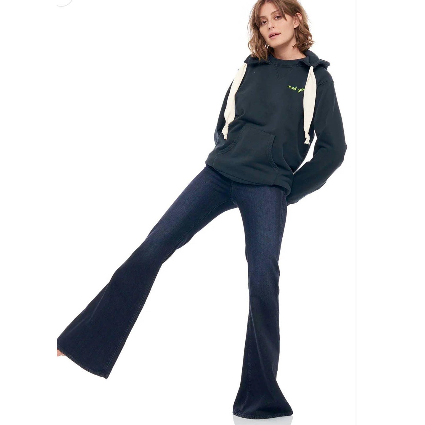 Free People x Sandrine Rose Super Flare Jeans Denim Distressed Pants 27 Indigo - Premium from Free People - Just $95.00! Shop now at Finds For You
