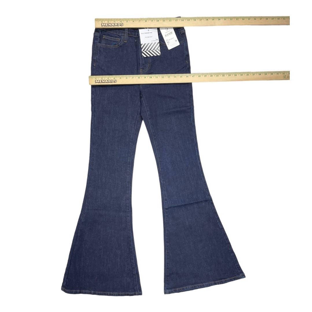 Free People x Sandrine Rose Super Flare Jeans Denim Distressed Pants 27 Indigo - Premium from Free People - Just $95.00! Shop now at Finds For You