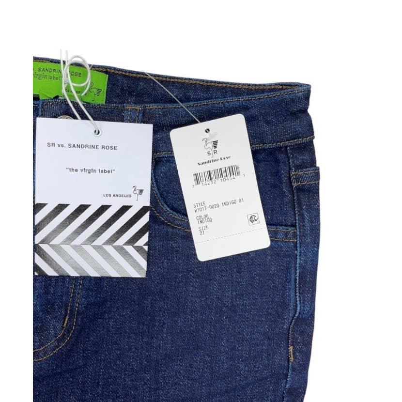 Free People x Sandrine Rose Super Flare Jeans Denim Distressed Pants 27 Indigo - Premium from Free People - Just $95.00! Shop now at Finds For You