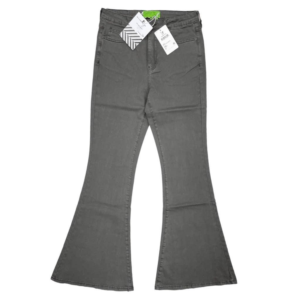 Free People x Sandrine Rose Super Flare Jeans Denim Pants Size 25 Charbon New - Premium from Free People - Just $95.0! Shop now at Finds For You