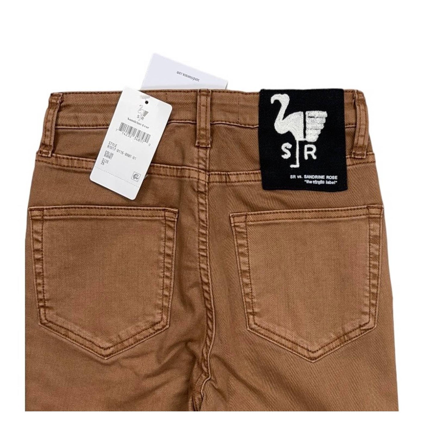Free People x Sandrine Rose Super Flare Jeans Pants Sz 24 Burnt - Premium from Free People - Just $89.00! Shop now at Finds For You