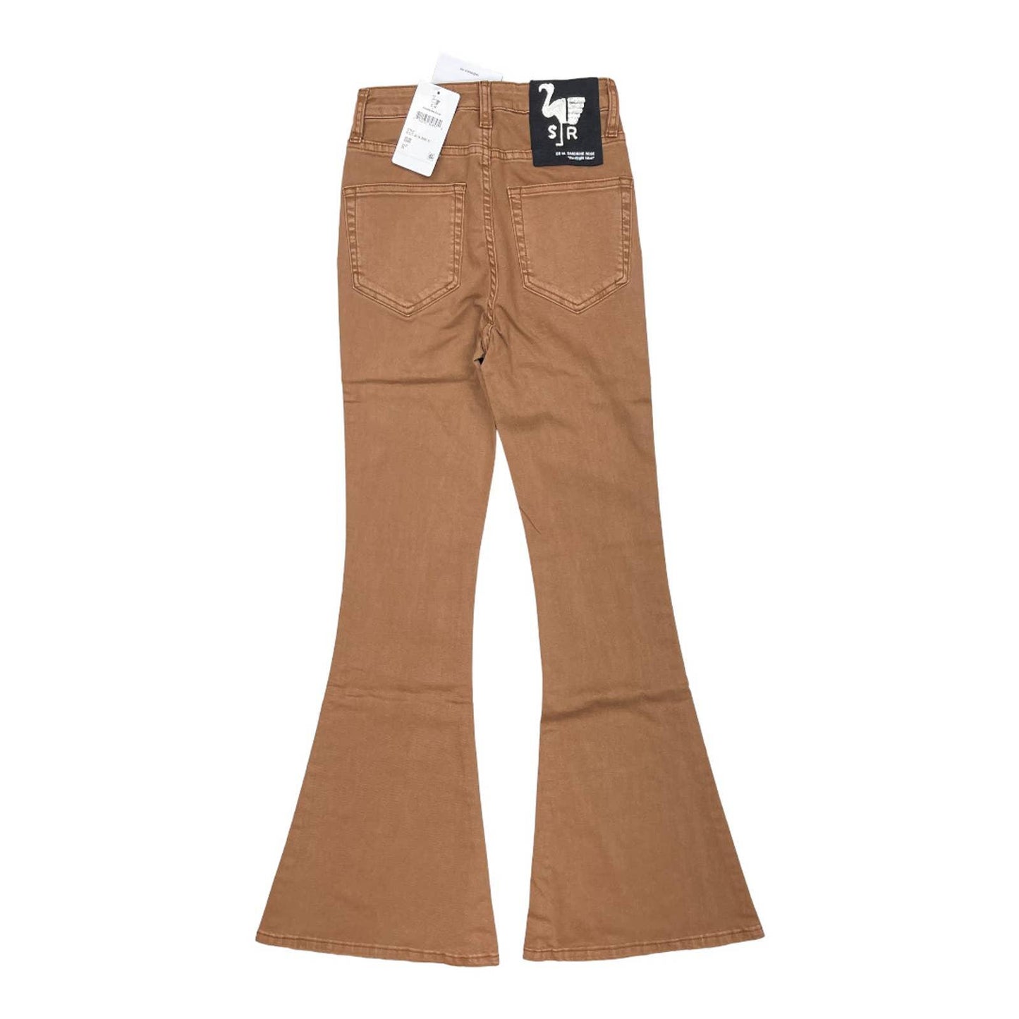 Free People x Sandrine Rose Super Flare Jeans Pants Sz 24 Burnt - Premium from Free People - Just $89.00! Shop now at Finds For You