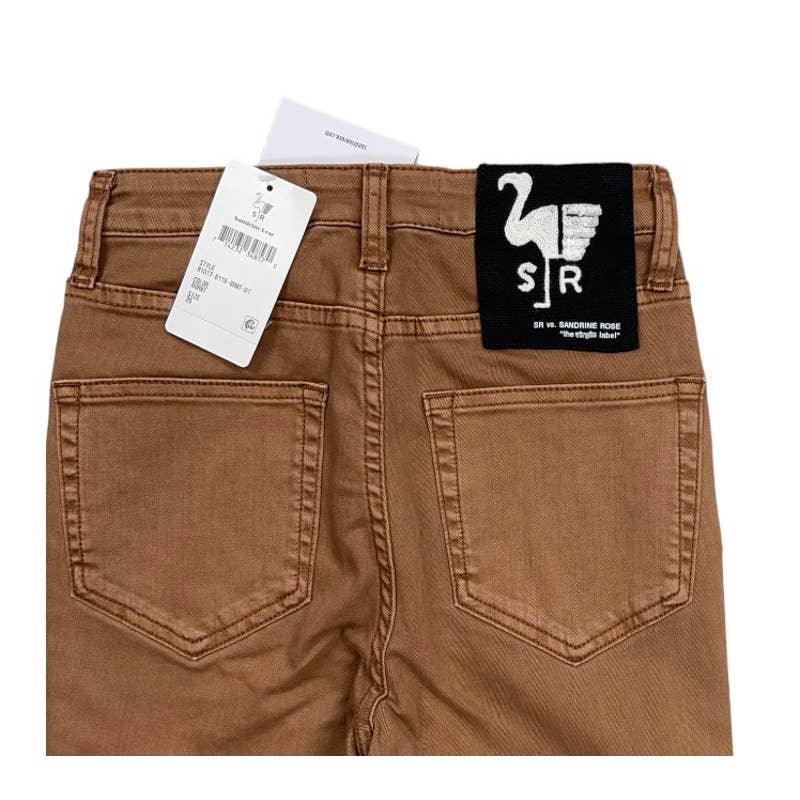 Free People x Sandrine Rose Super Flare Jeans Pants Sz 25 Burnt - Premium from Free People - Just $89.0! Shop now at Finds For You
