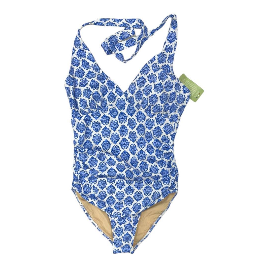 Garnet Hill Floral Halter One Piece Swimsuit Bathing Suit Size 14 New - Premium from Garnet Hill - Just $89.0! Shop now at Finds For You