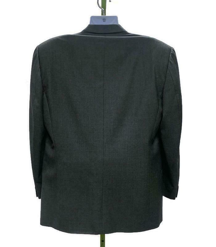 Gianni Versace Vintage 90's Double Breasted Blazer Sport Coat Wool 42 EL Grey - Premium Clothing, Shoes & Accessories:Men:Men's Clothing:Suits & Suit Separates from Versace - Just $136.34! Shop now at Finds For You