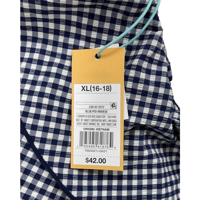 Kona Sol Gingham Ruffle One Piece Bathing Suit Swimsuit Size 16-18 New Plus Size - Premium from Kona Sol - Just $42.0! Shop now at Finds For You