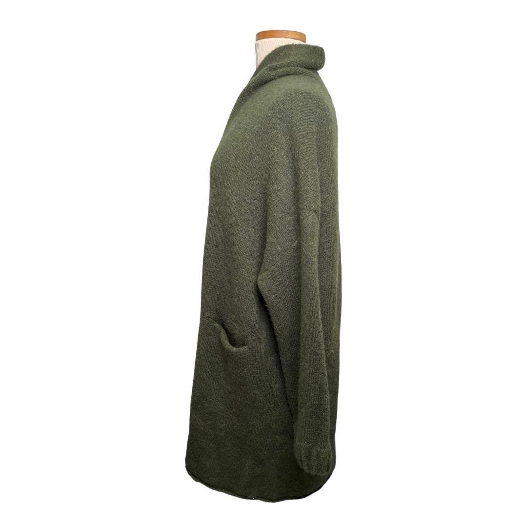 Madewell Glenridge Shawl Collar Sweater Coat Jacket Size S Green New - Premium from Madewell - Just $119.0! Shop now at Finds For You