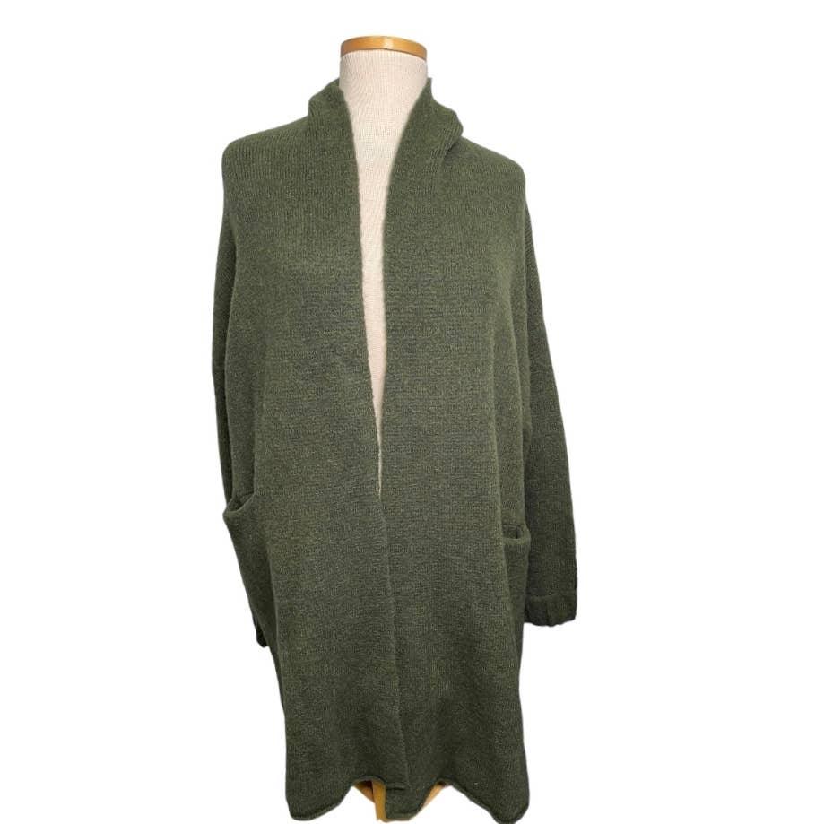 Madewell Glenridge Shawl Collar Sweater Coat Jacket Size S Green New - Premium from Madewell - Just $119.0! Shop now at Finds For You