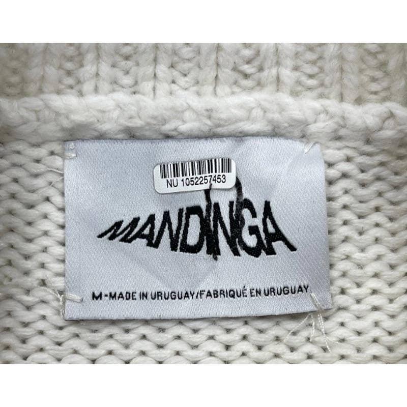 Mandinga Abacus Earth Pullover Organic Knit Sweater Size M Sustainable Fashion - Premium from Mandinga - Just $199.00! Shop now at Finds For You