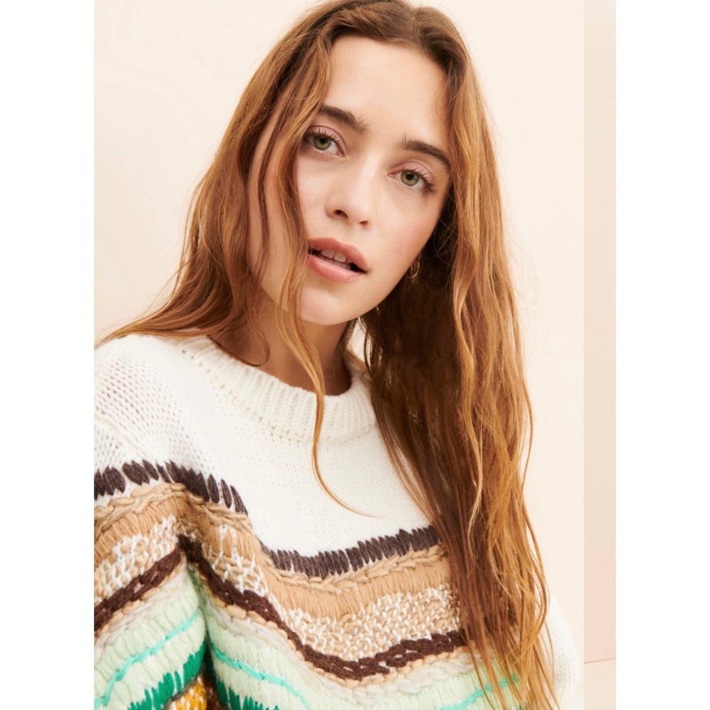 Mandinga Abacus Earth Pullover Organic Knit Sweater Size M Sustainable Fashion - Premium from Mandinga - Just $199.00! Shop now at Finds For You
