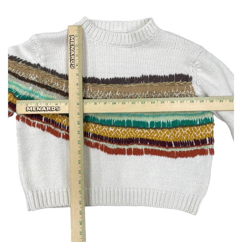Mandinga Abacus Earth Pullover Organic Knit Sweater Size M Sustainable Fashion - Premium from Mandinga - Just $199.00! Shop now at Finds For You