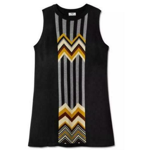 Missoni Women's Zig Zag Stripes Patchwork Sleeveless Crewneck Sweater Dress M - Premium Clothing, Shoes & Accessories:Women:Women's Clothing:Dresses from Missoni - Just $49.23! Shop now at Finds For You