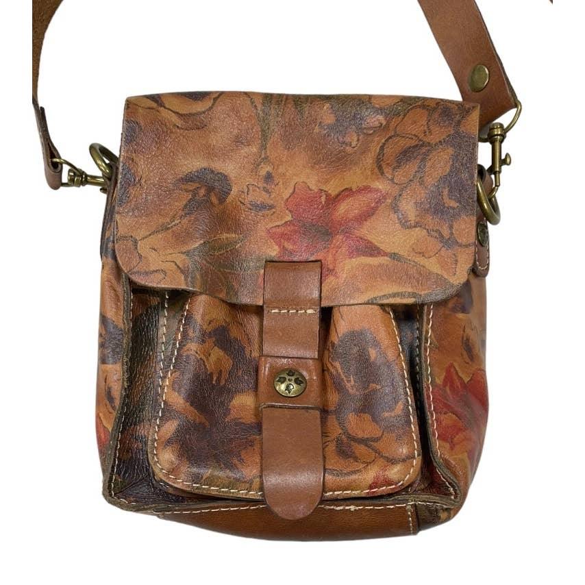 Patricia Nash Lari Leather Crossbody Handbag Purse Bag Floral New - Premium from Patricia Nash - Just $75.00! Shop now at Finds For You
