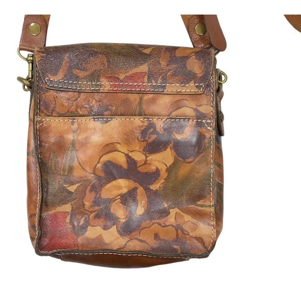 Patricia Nash Lari Leather Crossbody Handbag Purse Bag Floral New - Premium from Patricia Nash - Just $75.00! Shop now at Finds For You