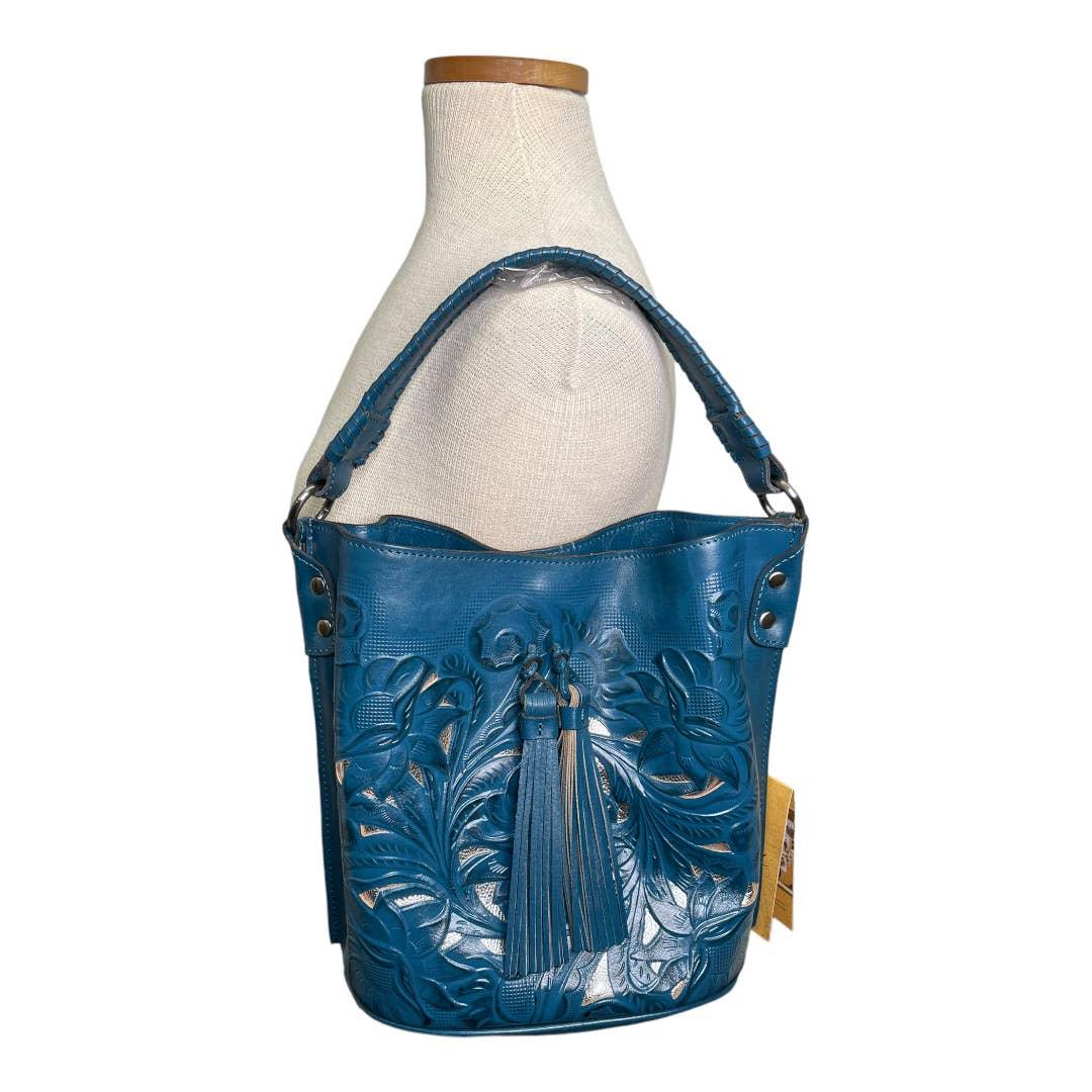 Patricia Nash Otavia Bucket Bag Handbag Purse Leather New - Premium Clothing, Shoes & Accessories:Baby:Baby & Toddler Clothing:Bottoms from Patricia Nash - Just $200.00! Shop now at Finds For You
