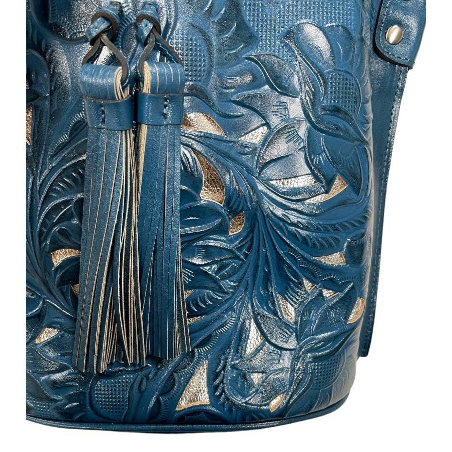 Patricia Nash Otavia Bucket Bag Handbag Purse Leather New - Premium Clothing, Shoes & Accessories:Baby:Baby & Toddler Clothing:Bottoms from Patricia Nash - Just $200.00! Shop now at Finds For You