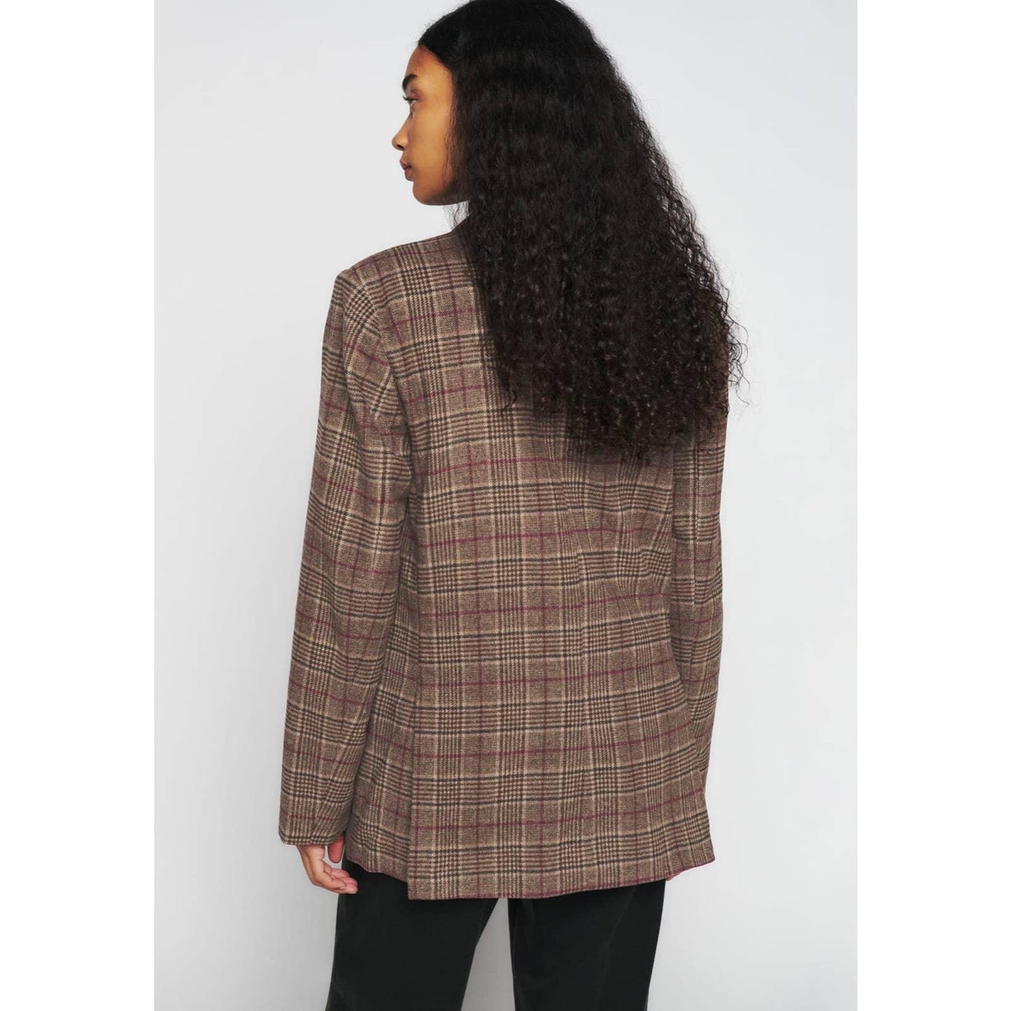 Reformation Winston Plaid Double Breasted Blazer Jacket Size XL - Premium from Reformation - Just $298.0! Shop now at Finds For You