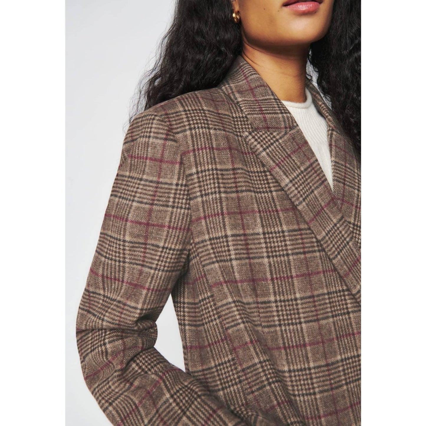 Reformation Winston Plaid Double Breasted Blazer Jacket Size XL - Premium from Reformation - Just $298.0! Shop now at Finds For You
