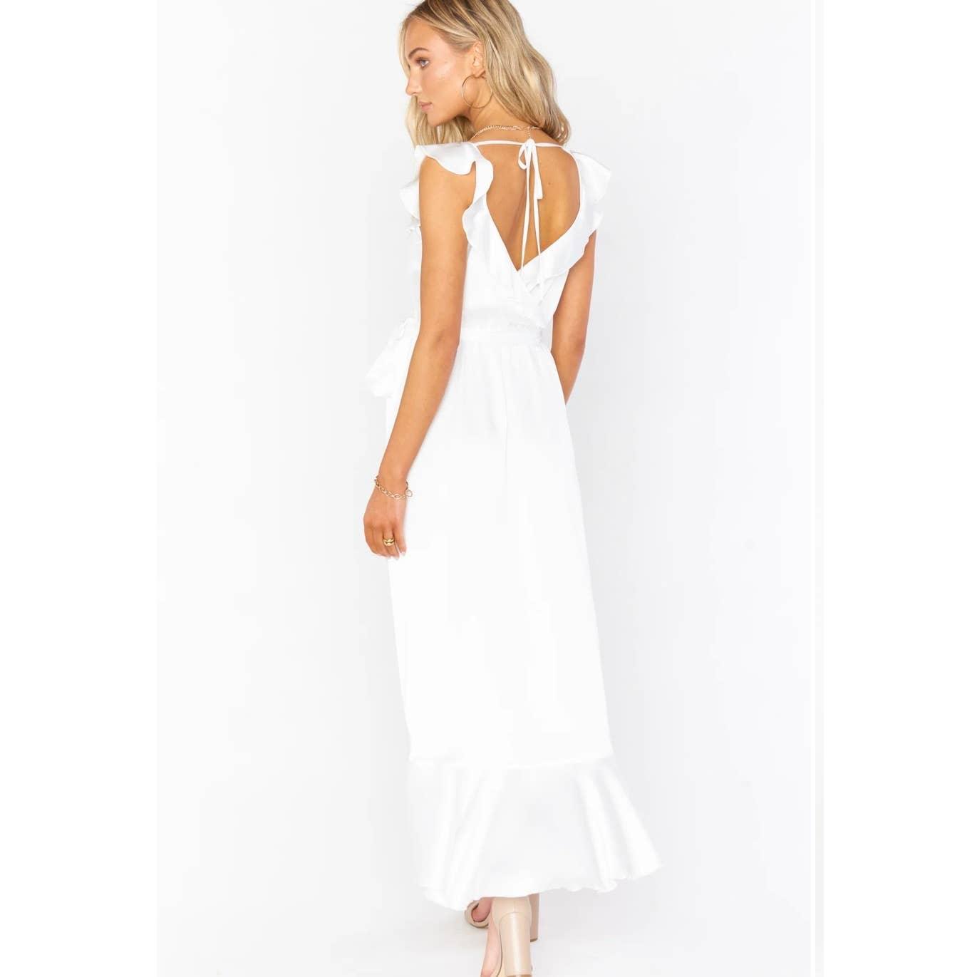 Show Me Your Mumu Samantha Faux Wrap Ruffle Dress 2 X Plus Size - Premium from Show Me Your MuMu - Just $139.00! Shop now at Finds For You