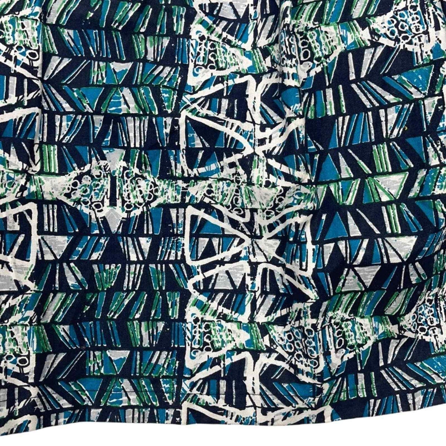 Sika x Anthropologie Blue Abstract Midi Skirt NEW Size 16 - Premium Clothing, Shoes & Accessories:Women:Women's Clothing:Skirts from Anthropologie - Just $130.00! Shop now at Finds For You