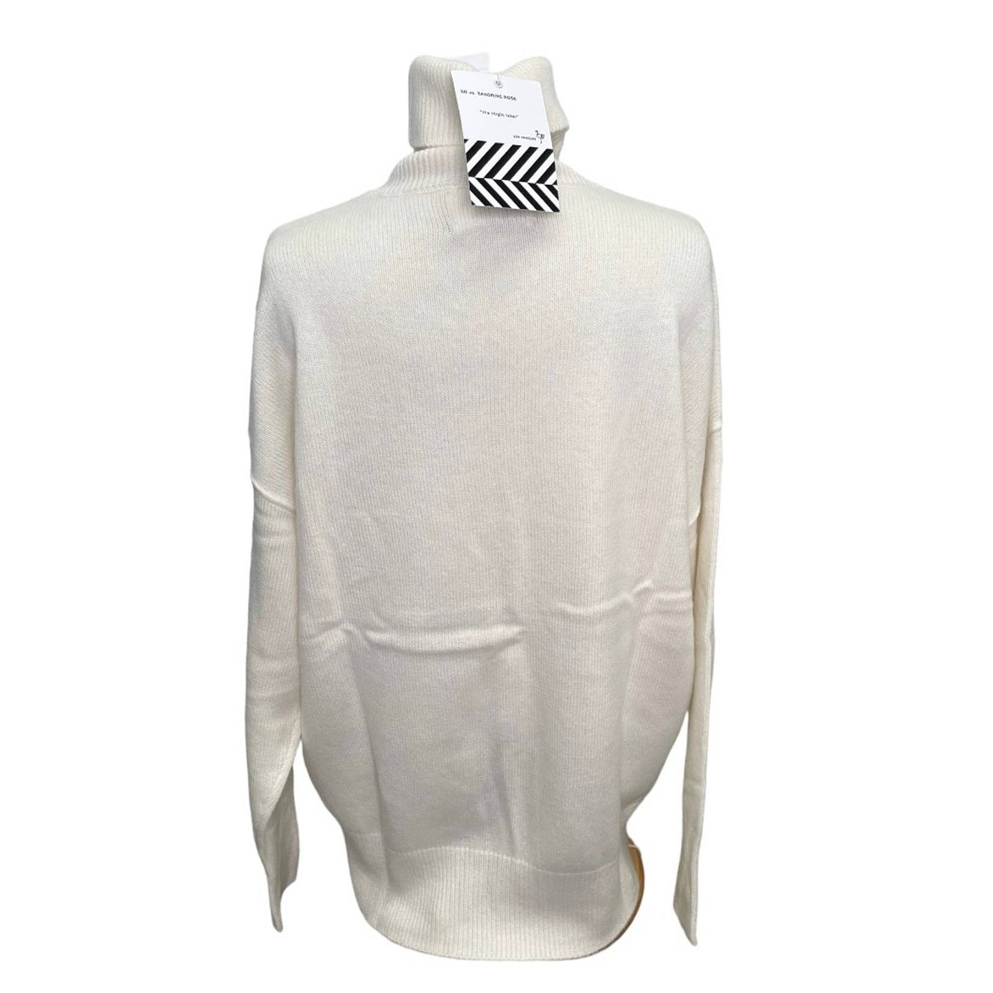 Free People x Sandrine Rose Wool Cashmere Knit Turtleneck Sweater L New - Premium from Free People - Just $79.0! Shop now at Finds For You