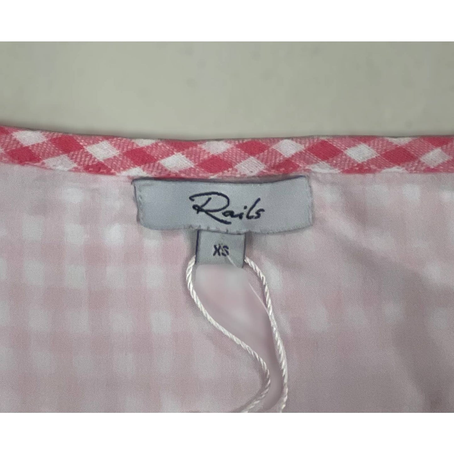 RAILS Malia Pink Gingham Wrap Mini Dress Sundress Size Extra Small - Premium from Rails - Just $104.49! Shop now at Finds For You