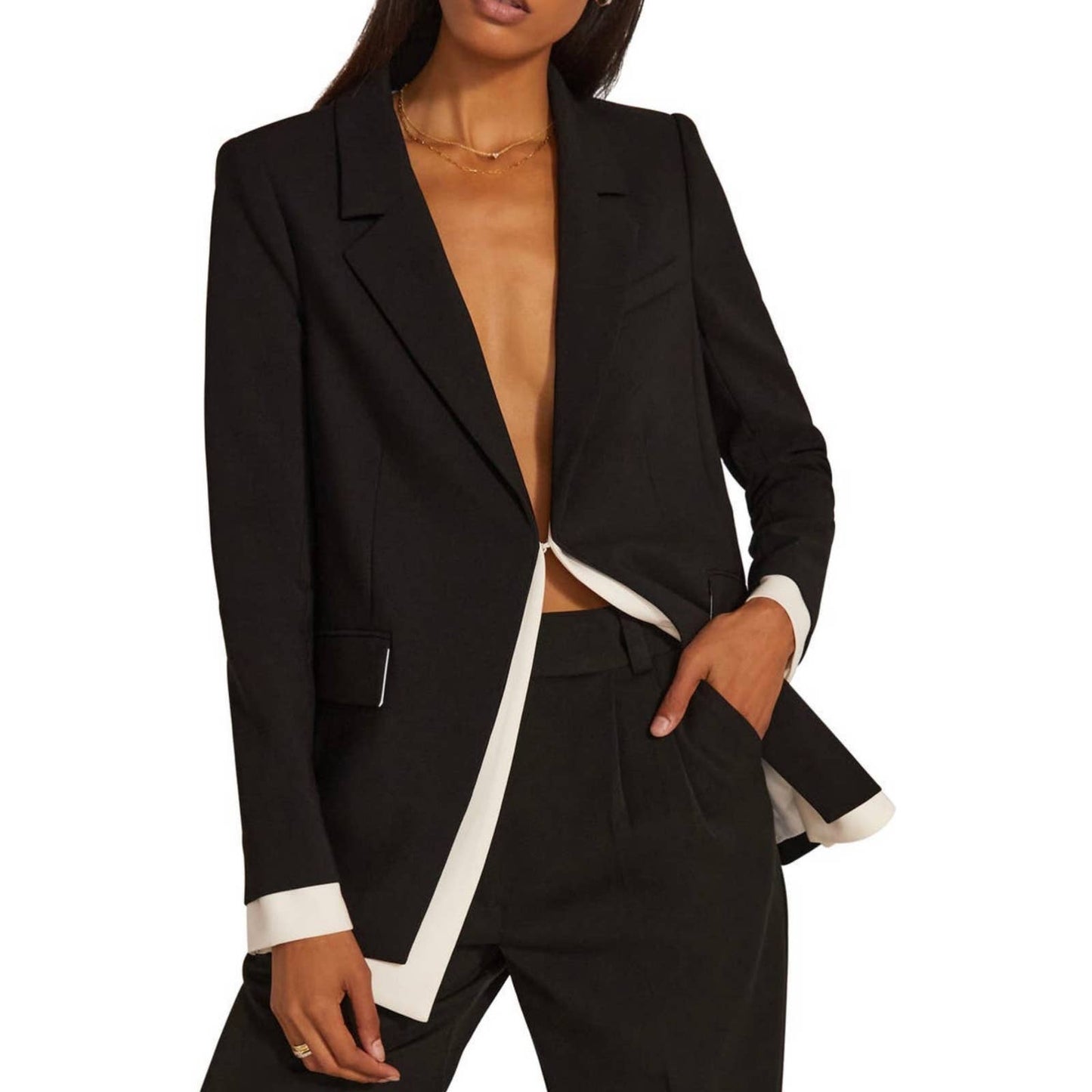 Favorite Daughter Kelly Blazer Jacket Size Large Black Blogger Favorite - Premium from Favorite Daughter - Just $249.0! Shop now at Finds For You