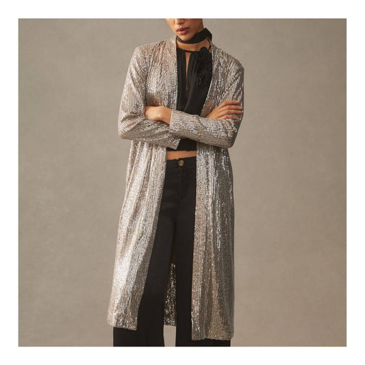 Anthropologie Mare Mare Sequin Duster Jacket Size Small New - Premium  from Anthropologie - Just $159.0! Shop now at Finds For You