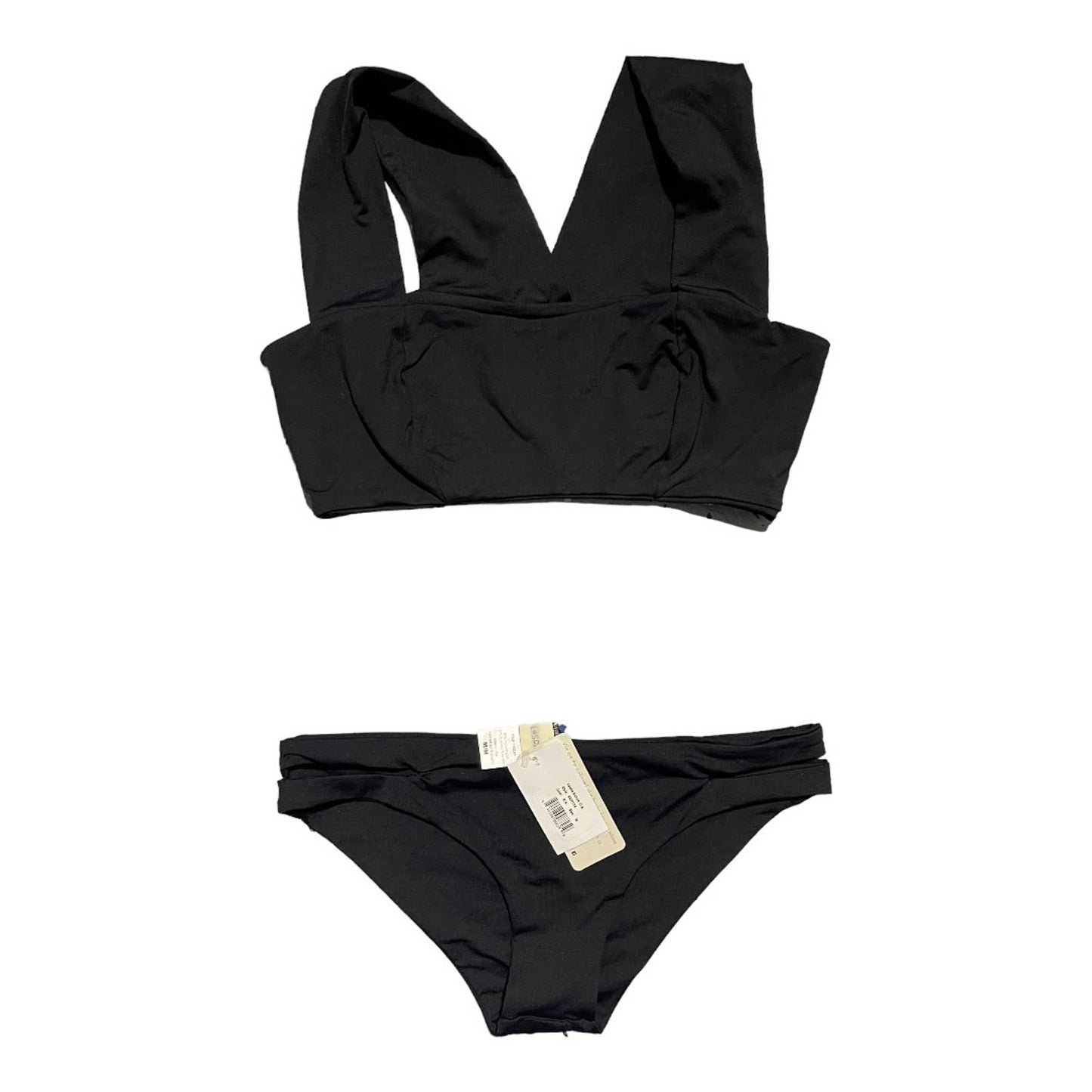 L*SPACE Revolve Convertible Set Parker Bikini Top D Cup Estella Bottom M New - Premium from L*SPACE - Just $89.0! Shop now at Finds For You