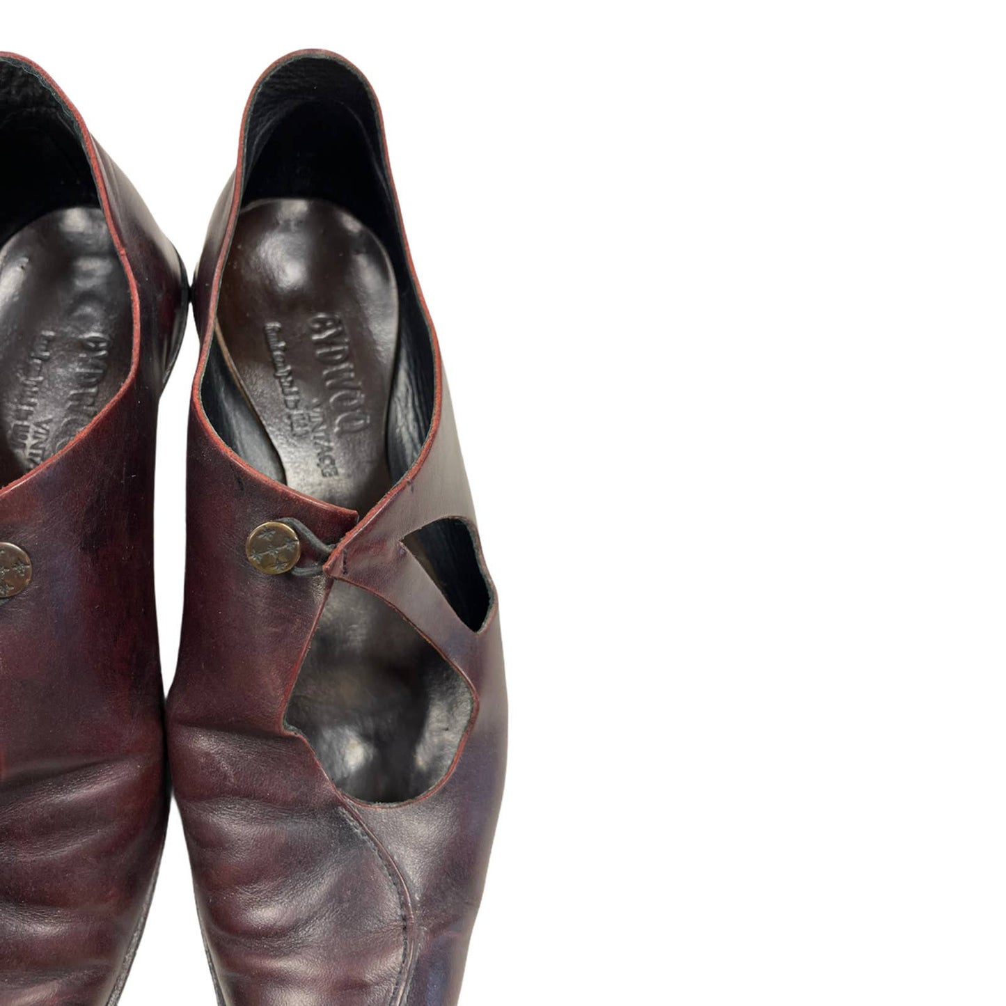 Cydwoq Mary Jane Pumps Heels Handmade USA 7.5 Burgundy Leather - Premium from Cydwoq - Just $97.49! Shop now at Finds For You
