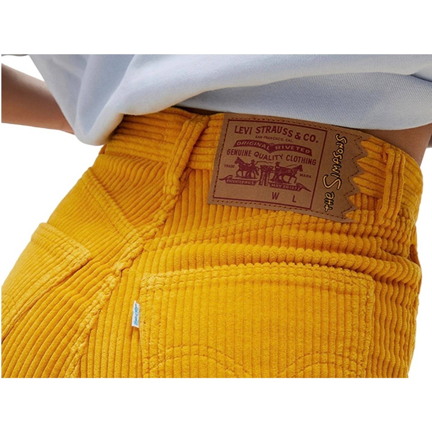 Levi’s x The Simpsons High Loose Corduroy Jeans Pants New Yellow 32 - Premium from Levi's - Just $159.00! Shop now at Finds For You