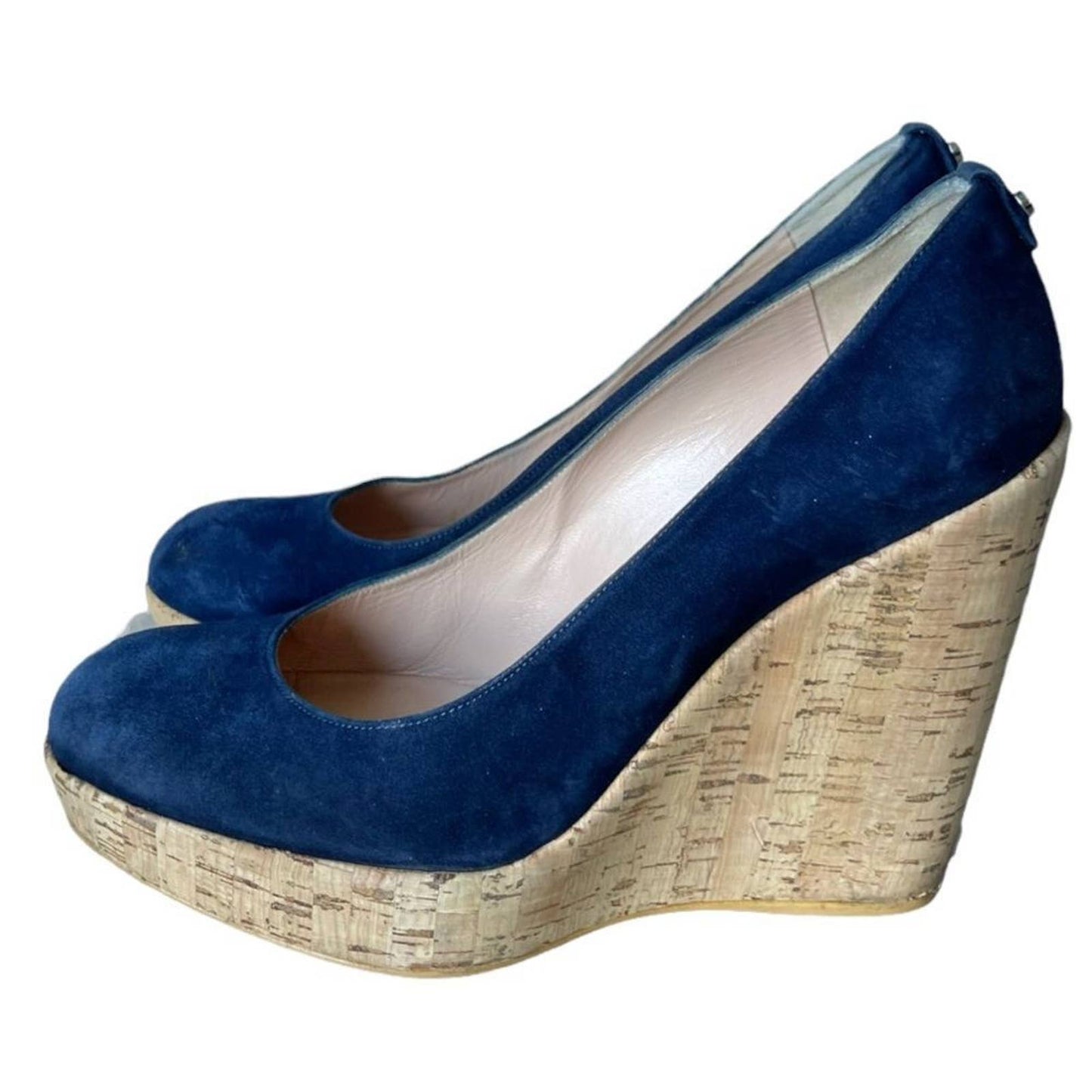 Stuart Weitzman Corkswoon Wedge Espadrilles Size 8.5 Navy New - Premium from Stuart Weitzman - Just $259.0! Shop now at Finds For You