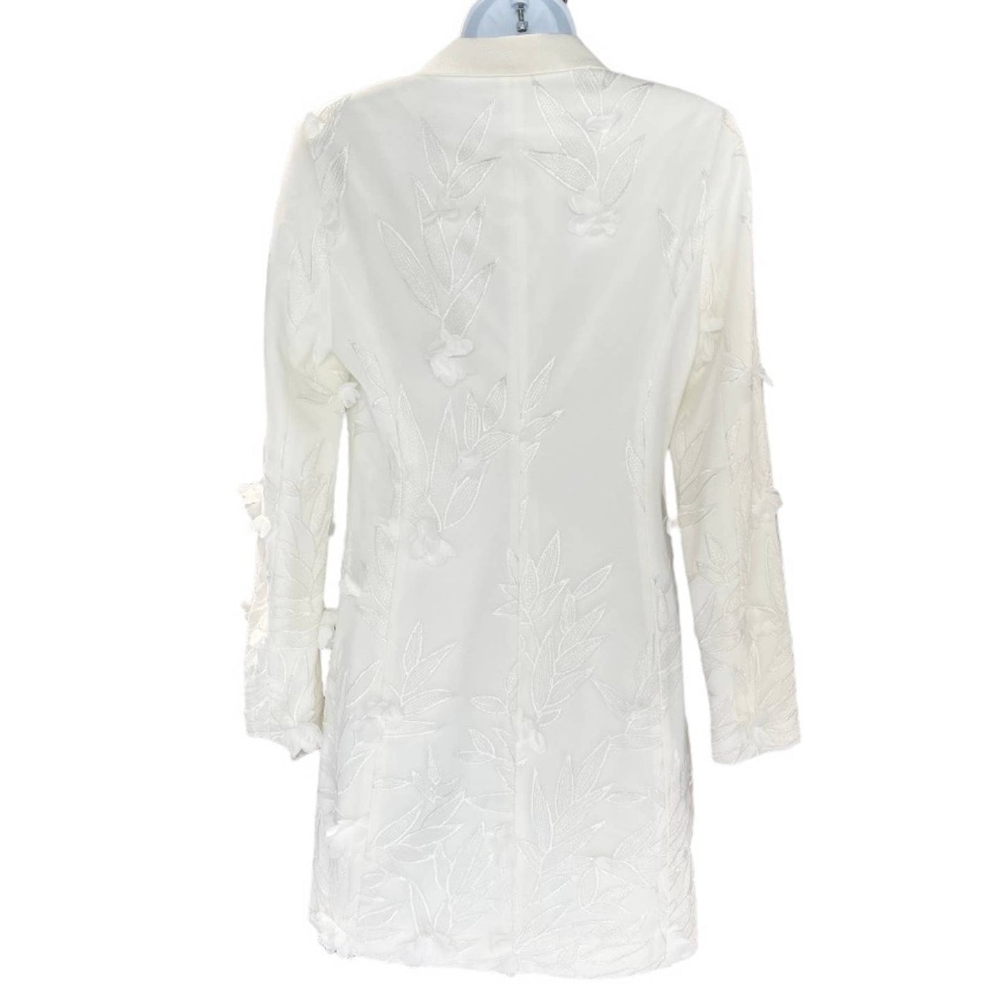 Dress The Population Blazer Appliqué Mini Dress Size Extra Small Off White - Premium from Dress The Population - Just $159.0! Shop now at Finds For You