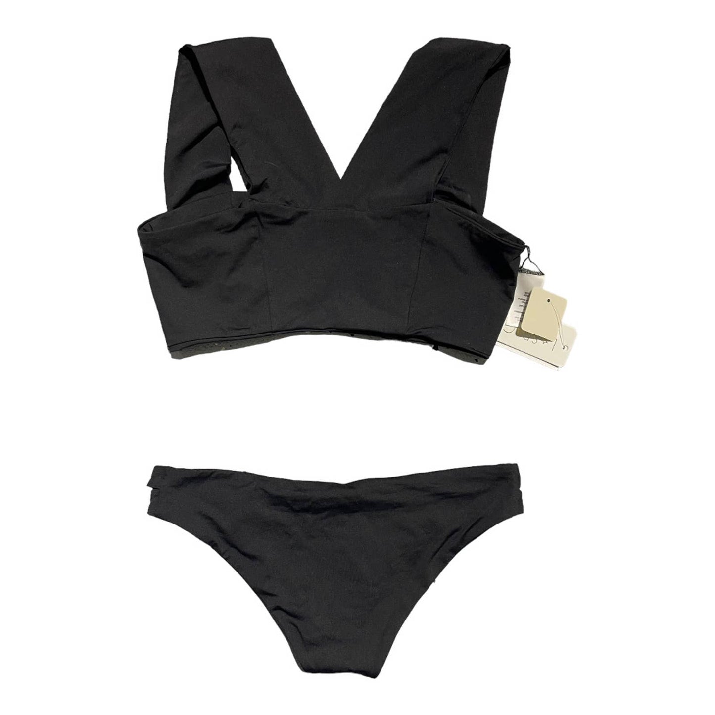 L*SPACE Revolve Convertible Set Parker Bikini Top D Cup Estella Bottom M New - Premium from L*SPACE - Just $89.0! Shop now at Finds For You