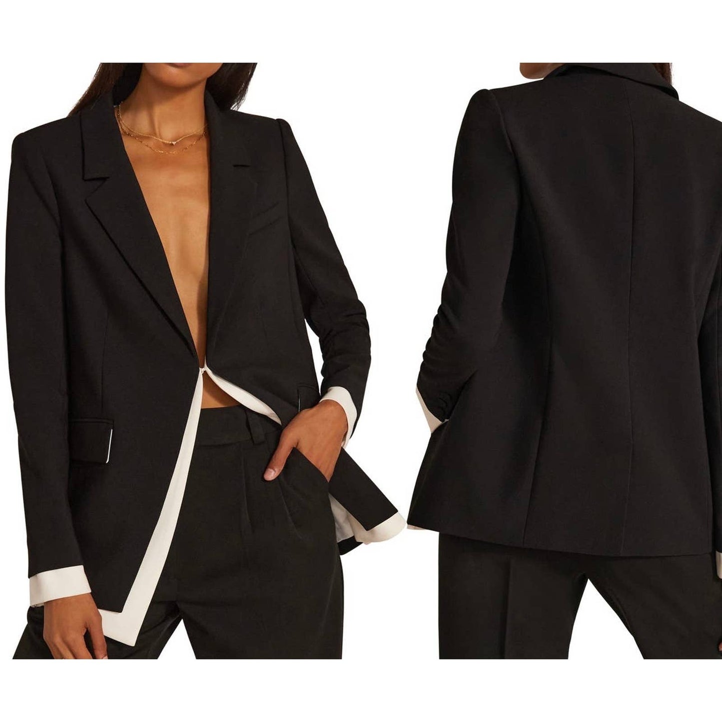 Favorite Daughter Kelly Blazer Jacket Size Large Black Blogger Favorite - Premium from Favorite Daughter - Just $249.0! Shop now at Finds For You