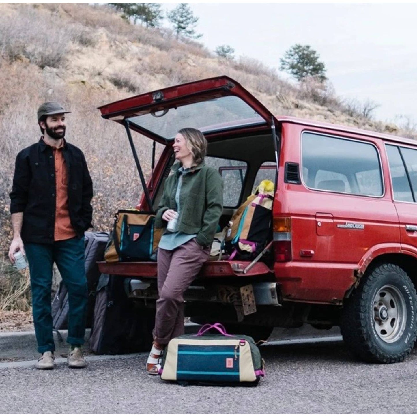 Topo Designs 40L Mountain Duffle Bag Backpack Travel Multi Color New - Premium from Topo Designs - Just $169.00! Shop now at Finds For You