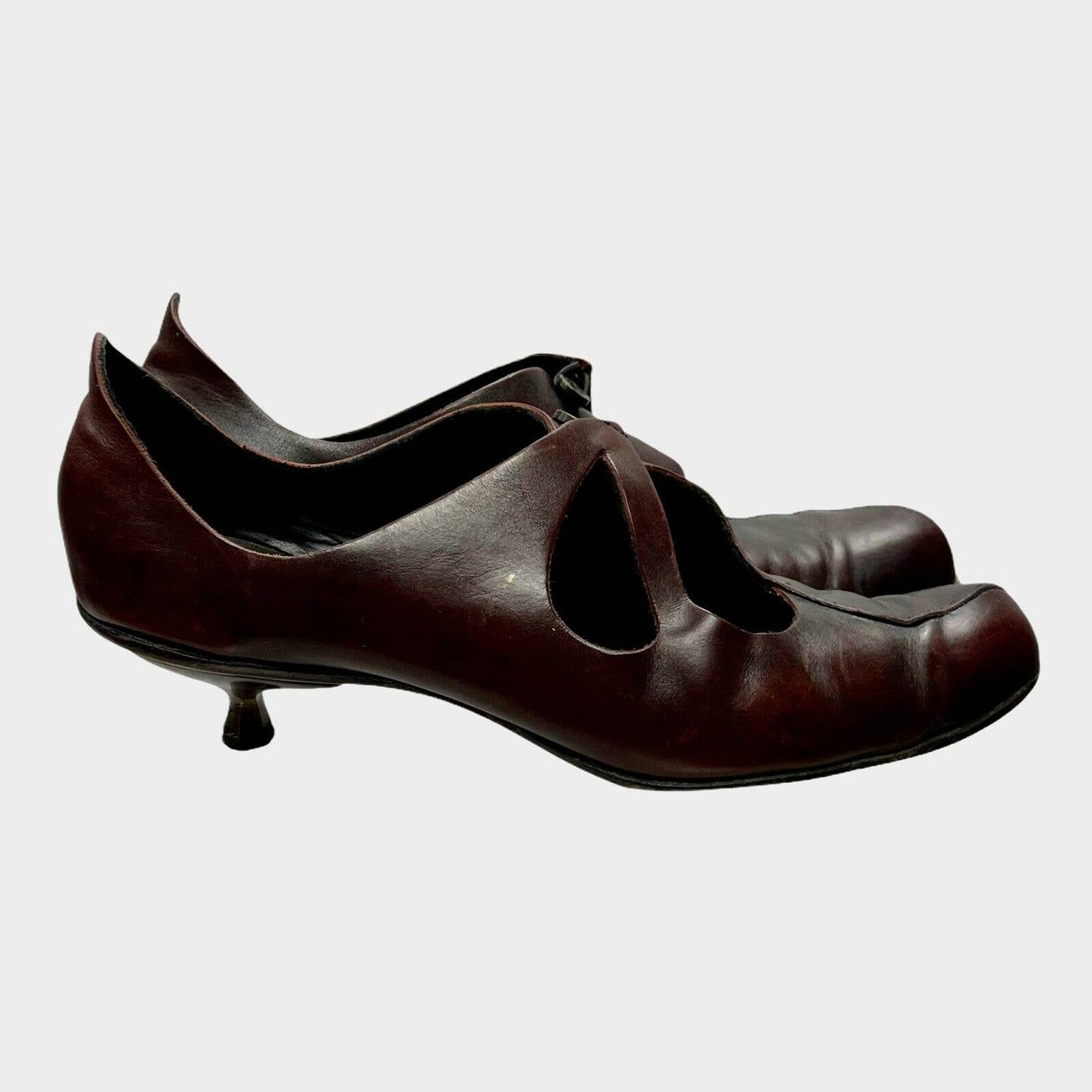 Cydwoq Mary Jane Pumps Heels Handmade USA 7.5 Burgundy Leather - Premium from Cydwoq - Just $97.49! Shop now at Finds For You