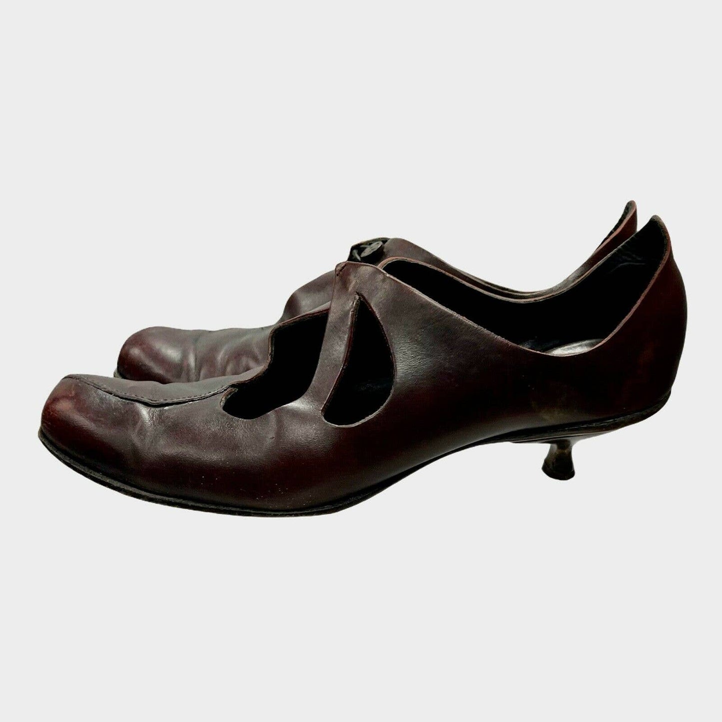 Cydwoq Mary Jane Pumps Heels Handmade USA 7.5 Burgundy Leather - Premium from Cydwoq - Just $97.49! Shop now at Finds For You