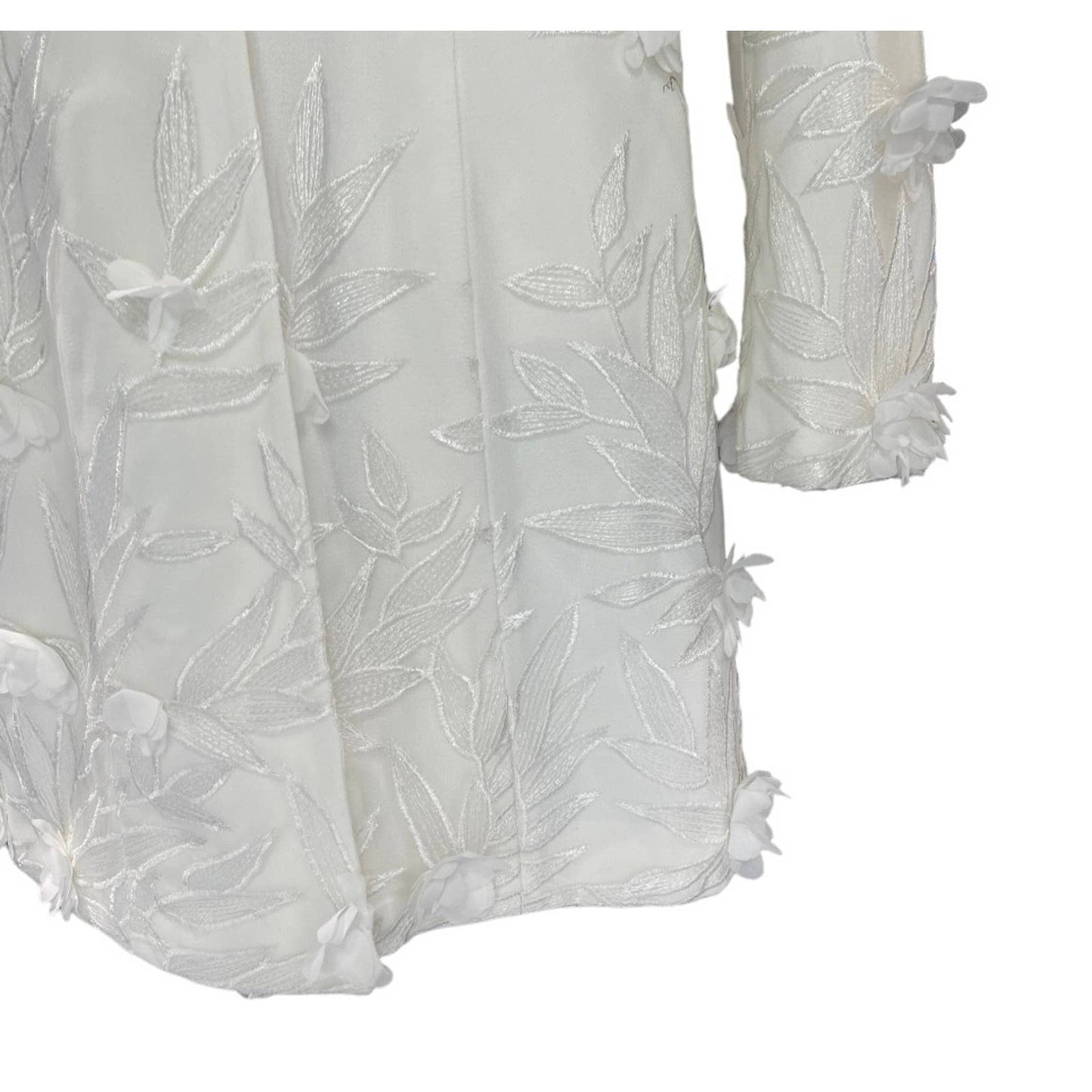 Dress The Population Blazer Appliqué Mini Dress Size Extra Small Off White - Premium from Dress The Population - Just $159.0! Shop now at Finds For You