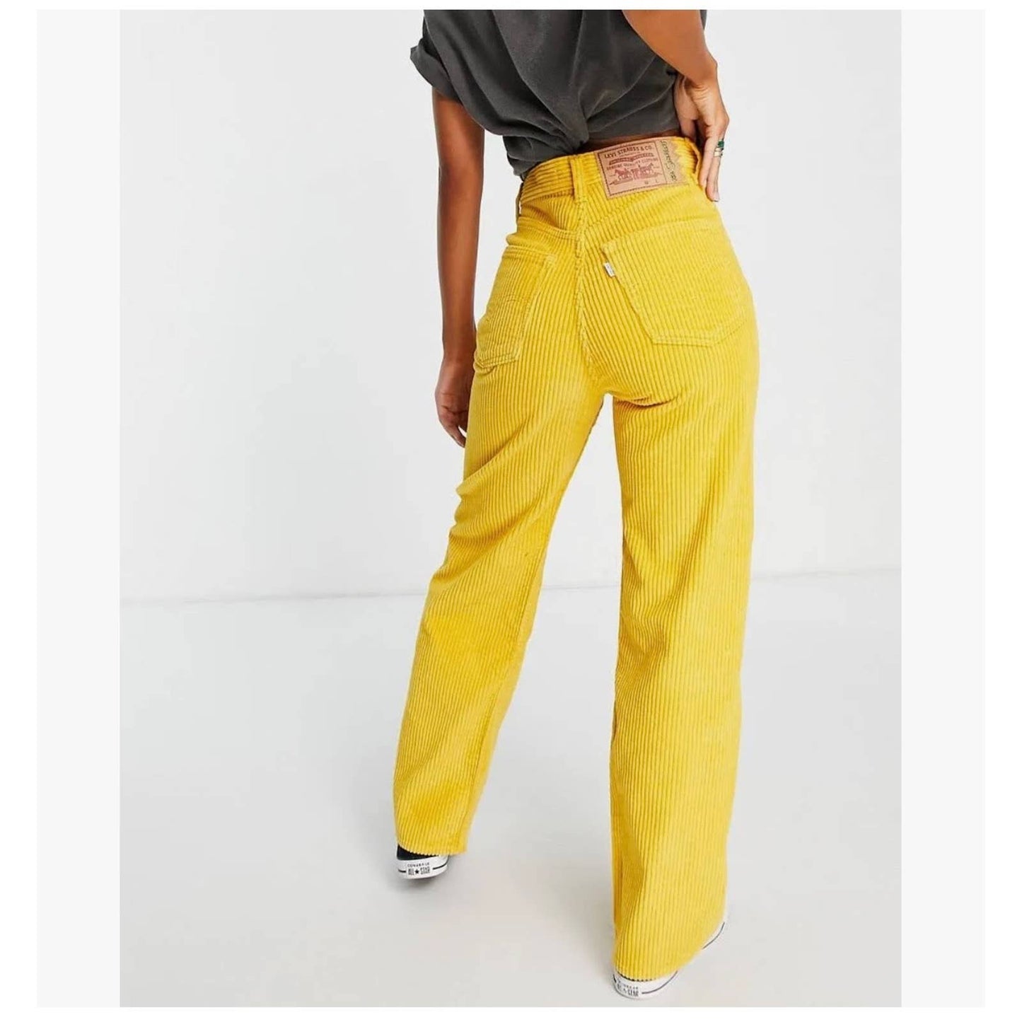 Levi’s x The Simpsons High Loose Corduroy Jeans Pants New Yellow 32 - Premium from Levi's - Just $159.00! Shop now at Finds For You